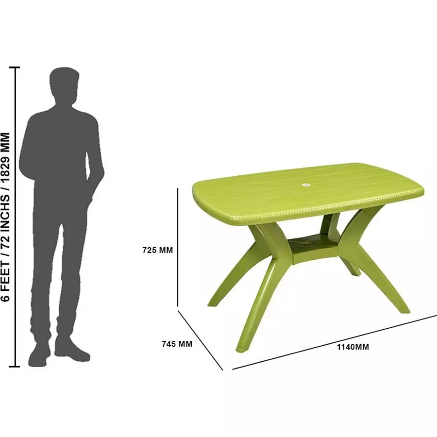 swagath-cross-leg-dining-table-square-shape-114x745x725-cm-mehendi-green-4-seater-for-home-garden-cafeteria-use-max