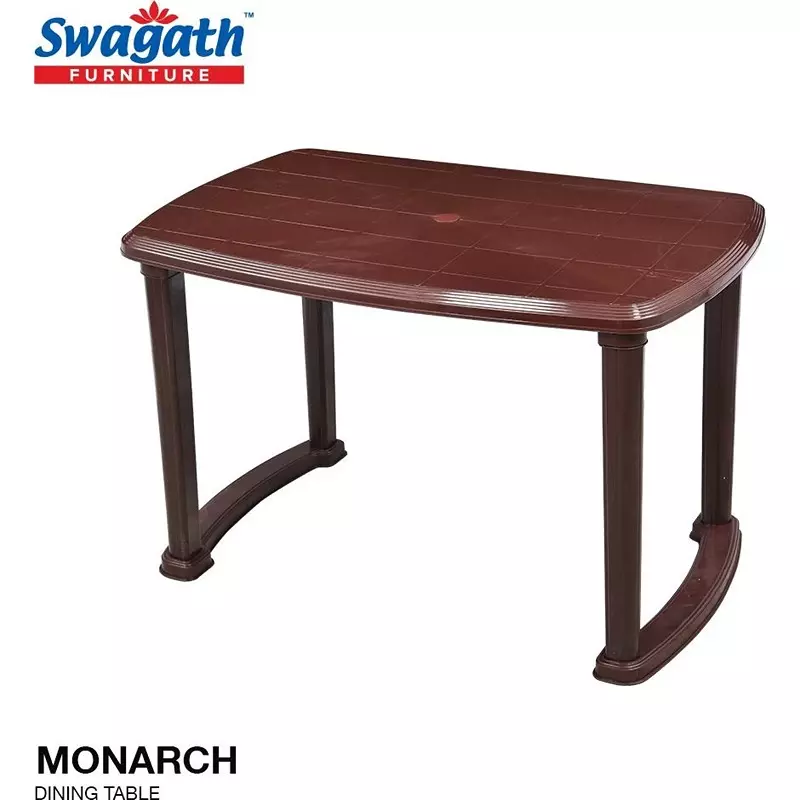 swagath-4-seater-plastic-dining-table-saddle-brown-color-for-indoor-and-outdoor-use-monarch