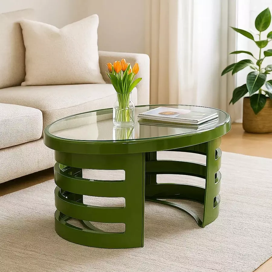nilkamal-center-table-with-glass-top-lush-green-color