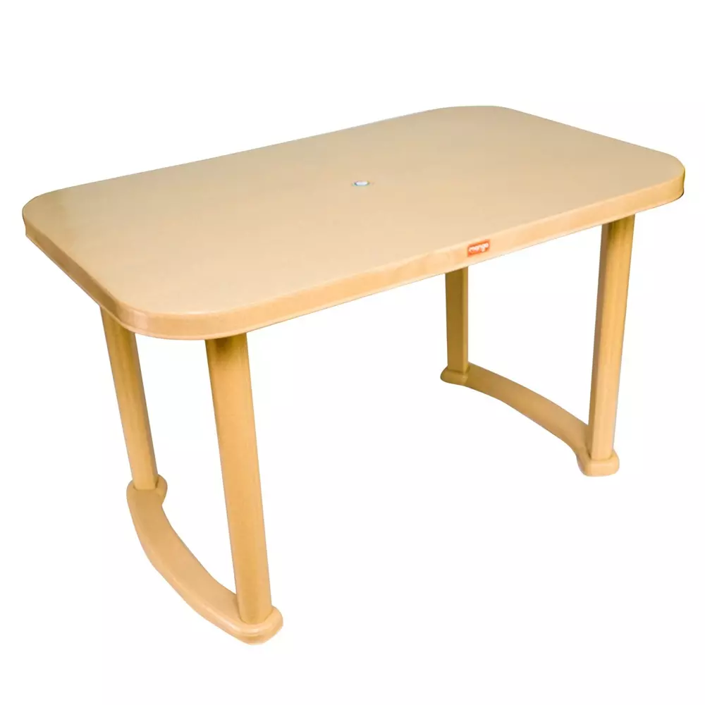 Mango BUFFET Dining Table Polypropylene Plastic 762x1219.2x711.2 mm Marble Beige
