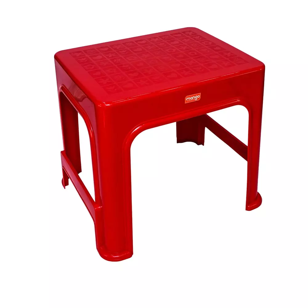 Mango CHIT CHAT Centre Table Polypropylene Plastic 431.8x533.4x508 mm Mystic Red