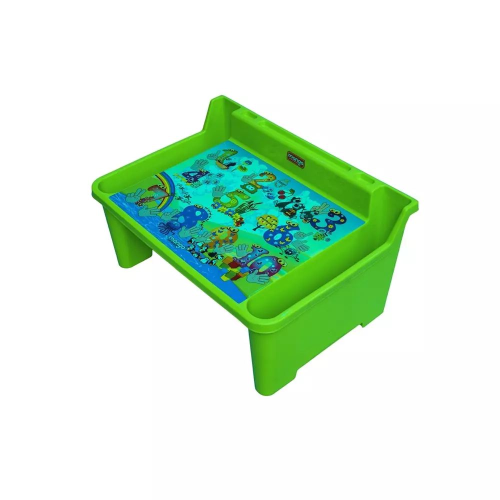 Mango KINDER Centre Table Polypropylene Plastic 967.74x1386.84x711.2 cm Citrus Green Numbers