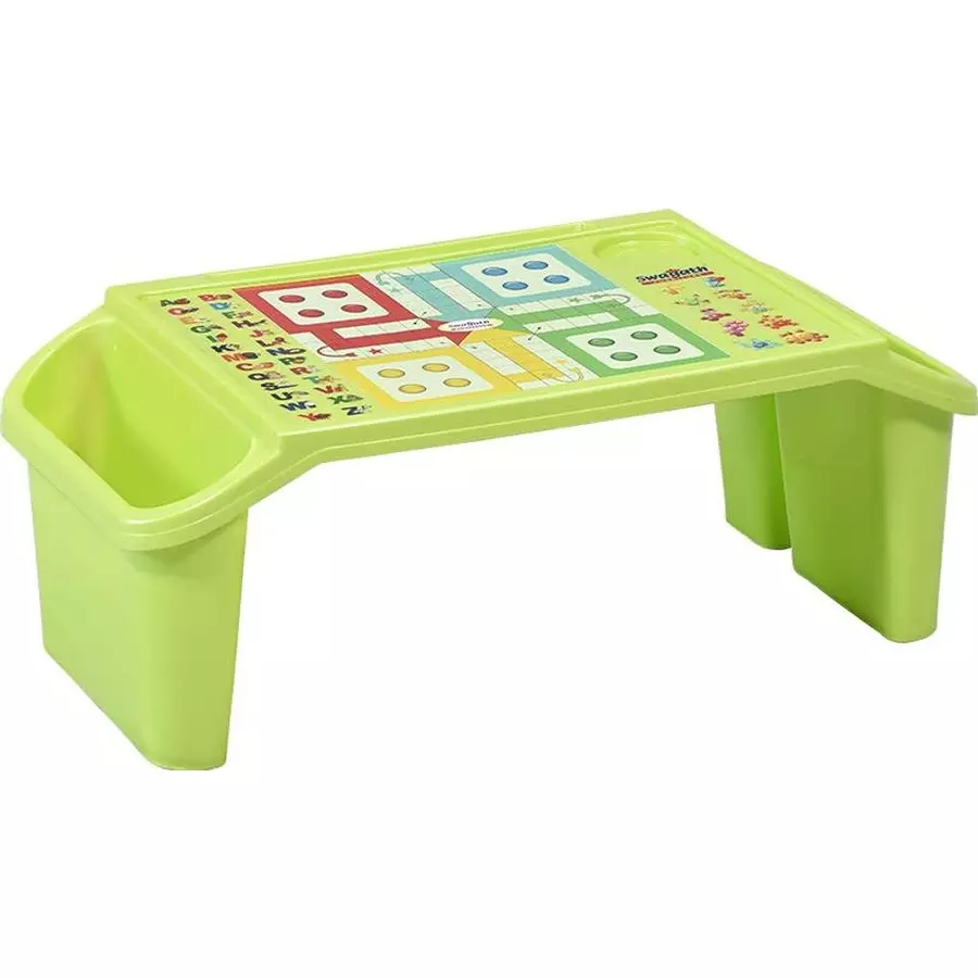 swagath-kids-activity-study-table-rectangle-shape-31x58x22-cm-plastic-green-for-home-school-use-playdesk-pack-of-3-pcs