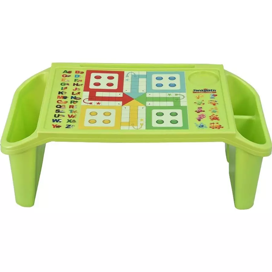 swagath-kids-activity-study-table-rectangle-shape-31x58x22-cm-plastic-green-for-home-school-use-playdesk-pack-of-3-pcs