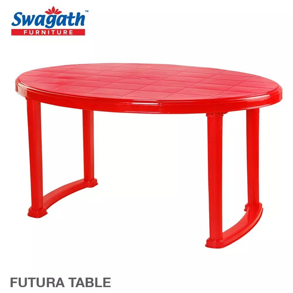 swagath-6-seater-plastic-dining-table-red-color-for-cafe-home-and-dining-area-use-futura