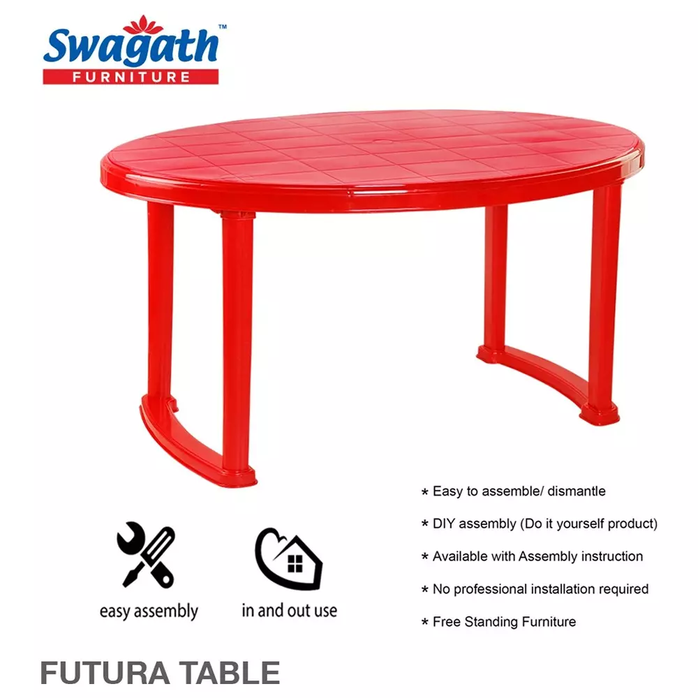 swagath-6-seater-plastic-dining-table-red-color-for-cafe-home-and-dining-area-use-futura