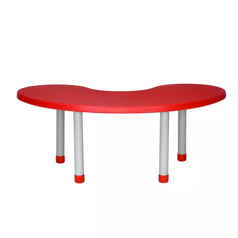 nilkamal-smilo-plastic-bean-shape-activity-table-red-color