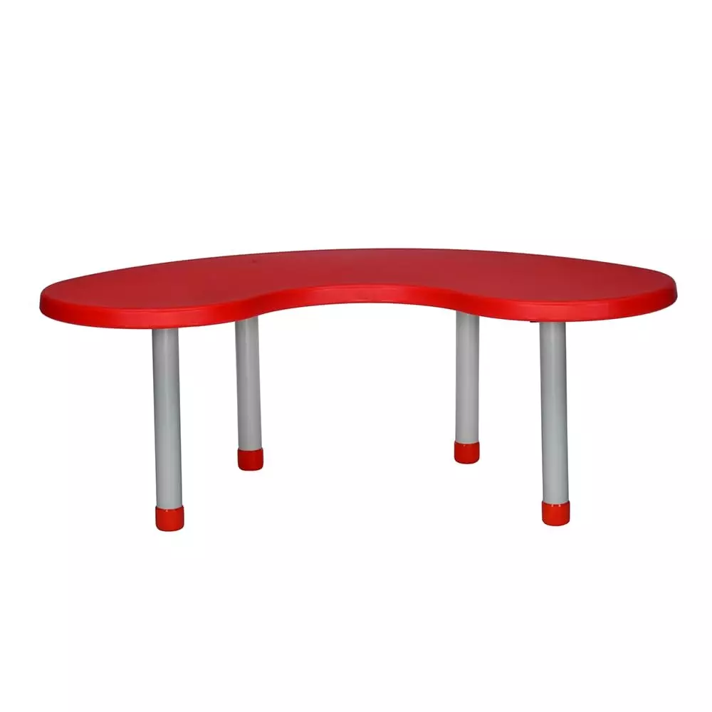 nilkamal-smilo-plastic-bean-shape-activity-table-red-color
