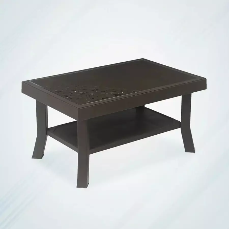 nilkamal-center-table-with-2-carv-glass-powder-coated-weather-brown-plastic-glass-92x60x47-cm-for-home-office-use
