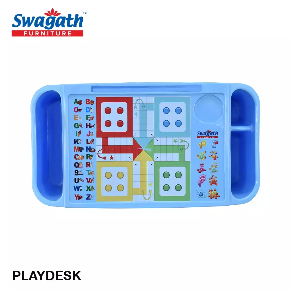 swagath-blue-plastic-activity-table-for-outdoor-cafeteria-kids-room-set-of-4