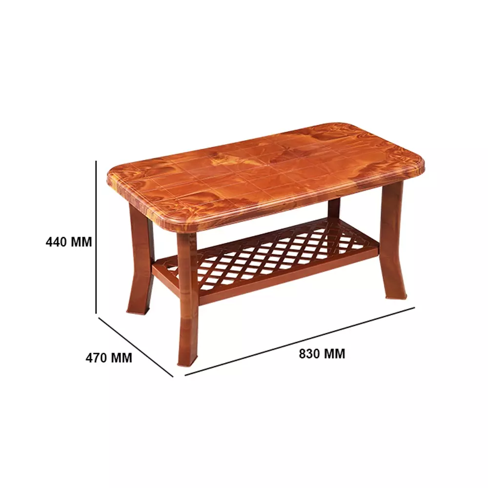 swagath-teak-wood-plastic-coffee-table-for-cafe-home-and-living-room-set-of-4