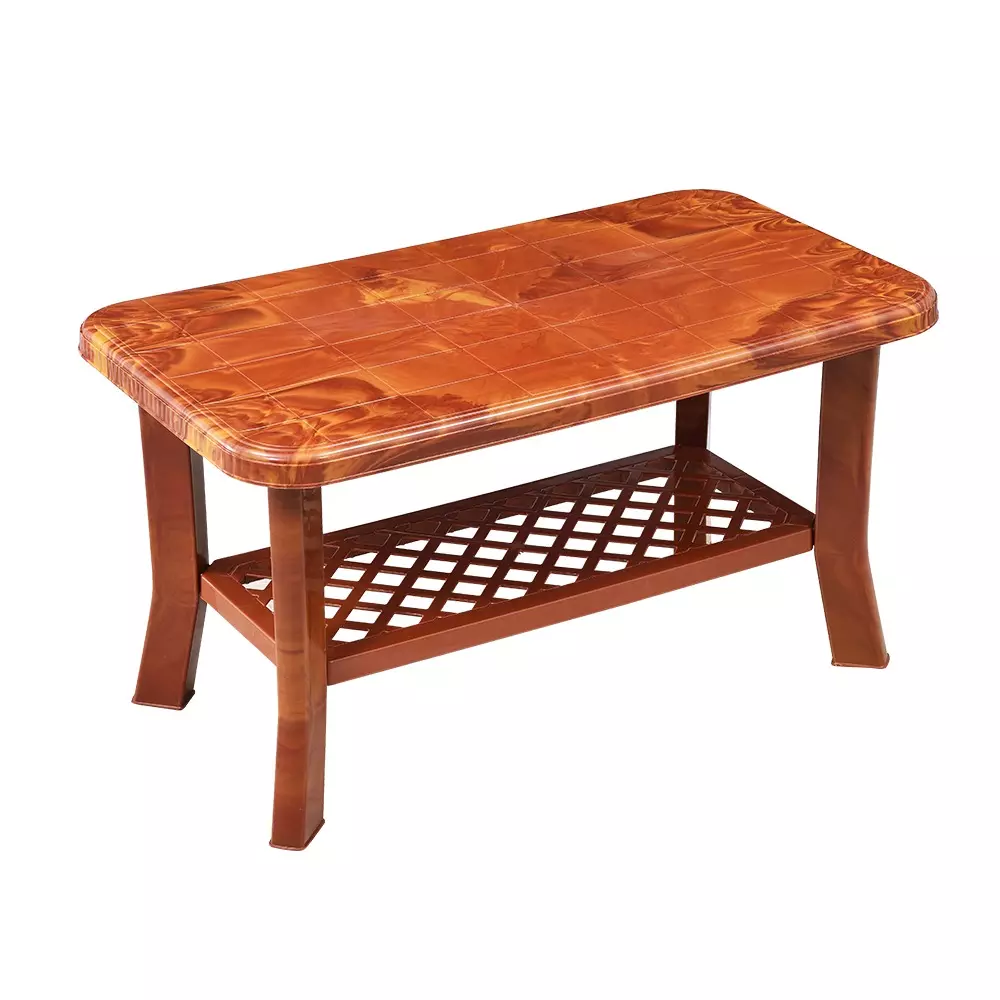 swagath-teak-wood-plastic-coffee-table-for-cafe-home-and-living-room-set-of-4