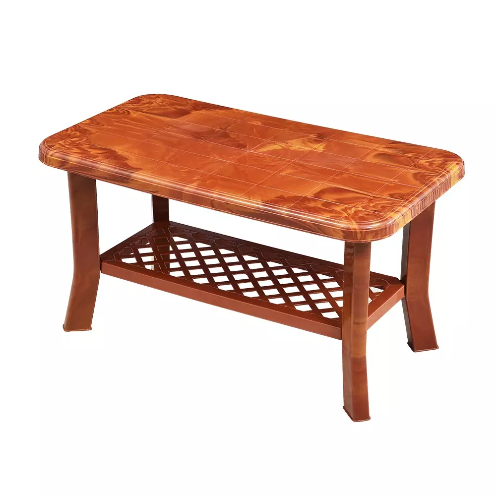 swagath-teak-wood-plastic-coffee-table-for-cafe-home-and-living-room-set-of-4