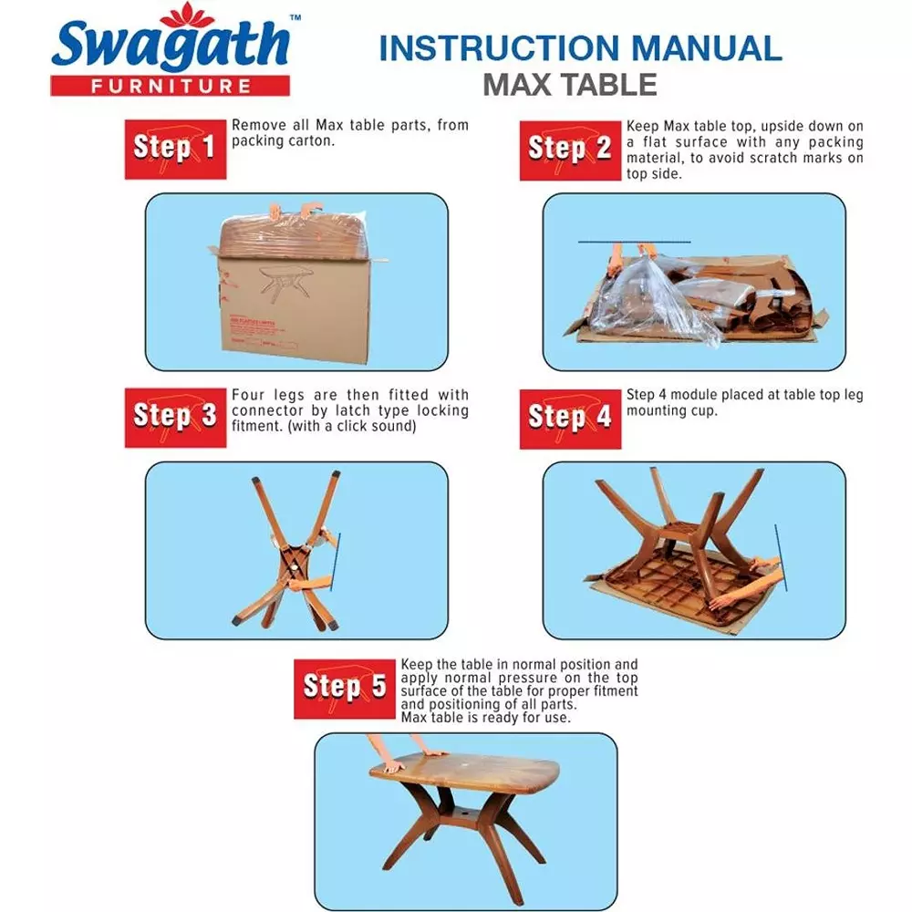 swagath-cross-leg-dining-table-square-shape-114x745x725-cm-teakwood-4-seater-for-home-garden-cafeteria-use-max