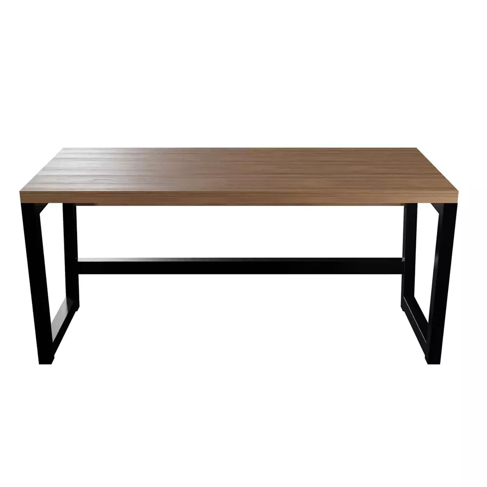 GENERIC Quantum Computer Table Beige Color Metal Frame and Engineered Wood Top for Home & Office, RLST011SA