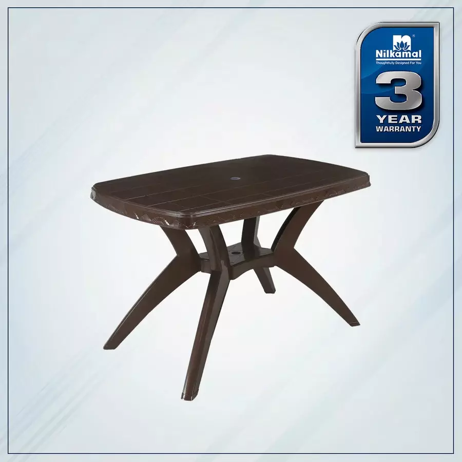 nilkamal-shahenshah-plastic-kross-legged-table-weather-brown-color