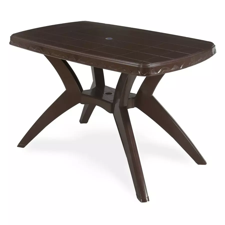 nilkamal-shahenshah-plastic-kross-legged-table-weather-brown-color