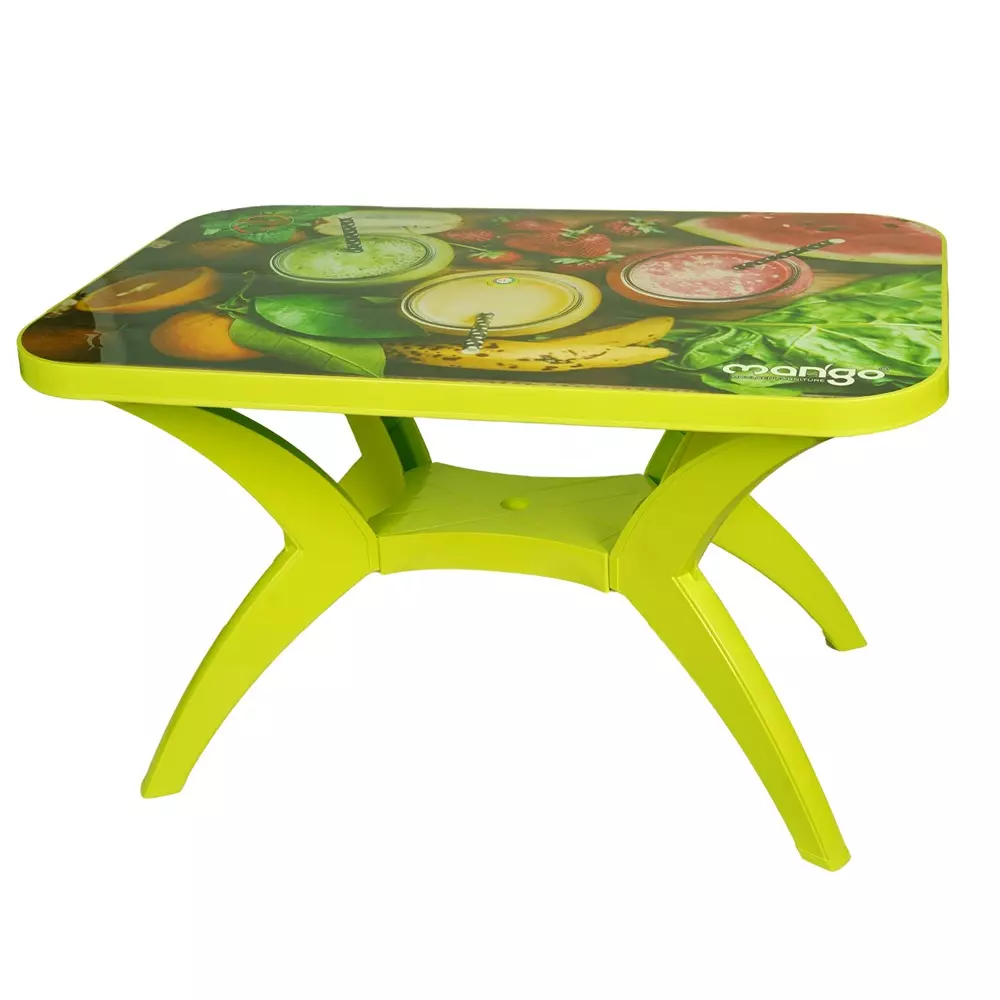 Mango Deluxe PARTY (JUICE) Dining Table 762x1219.2x711.2 mm, Citrus Green