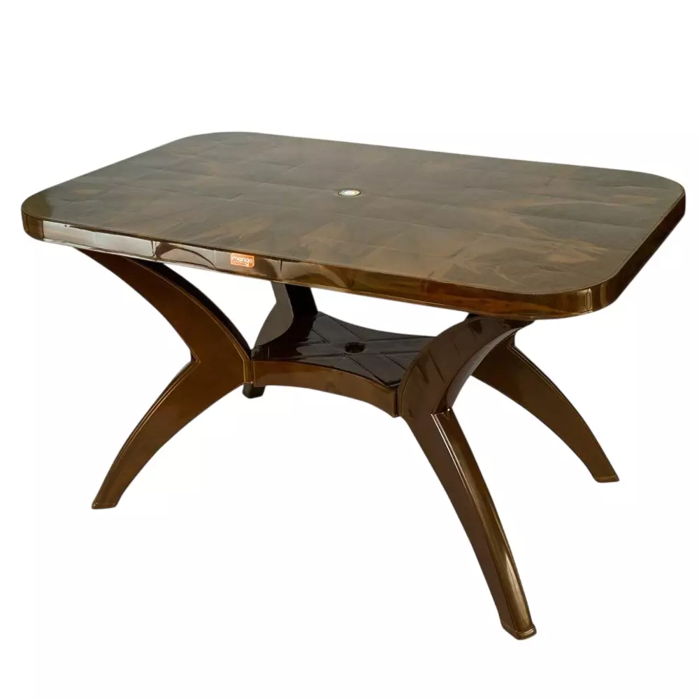 Mango CASINO Dining Table Polypropylene Plastic 711x1000x1000 mm Sandal Wood