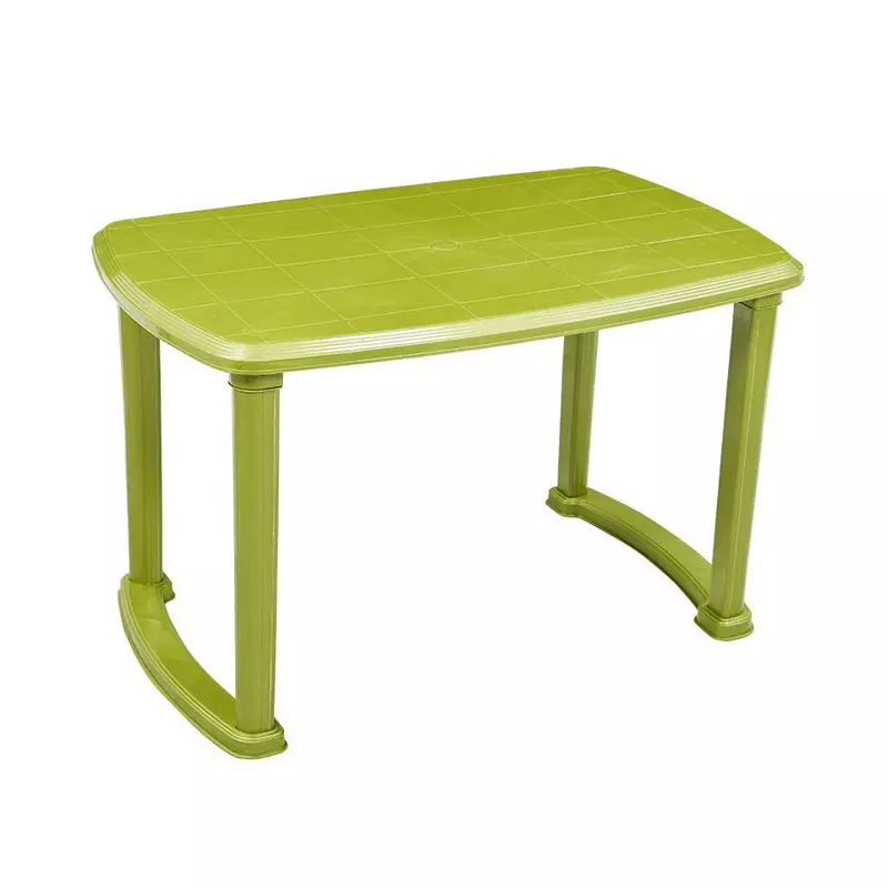 Swagath Dining Table 4 Seater Plastic Mehendi Green Color for Indoor and Outdoor use, Monarch