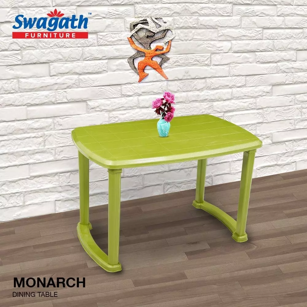 swagath-4-seater-plastic-dining-table-mehendi-green-color-for-indoor-and-outdoor-use-monarch