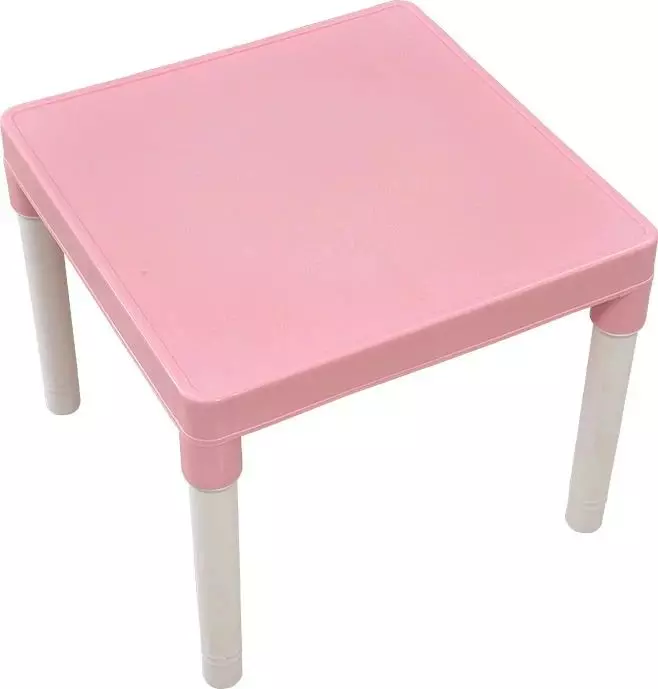 swagath-kids-study-activity-table-square-plastic-glossy-finish-pink-for-home-school-use-activity-pack-of-2-pcs