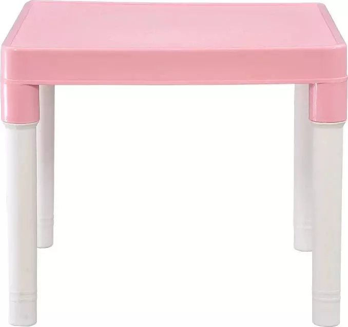 swagath-kids-study-activity-table-square-plastic-glossy-finish-pink-for-home-school-use-activity-pack-of-2-pcs