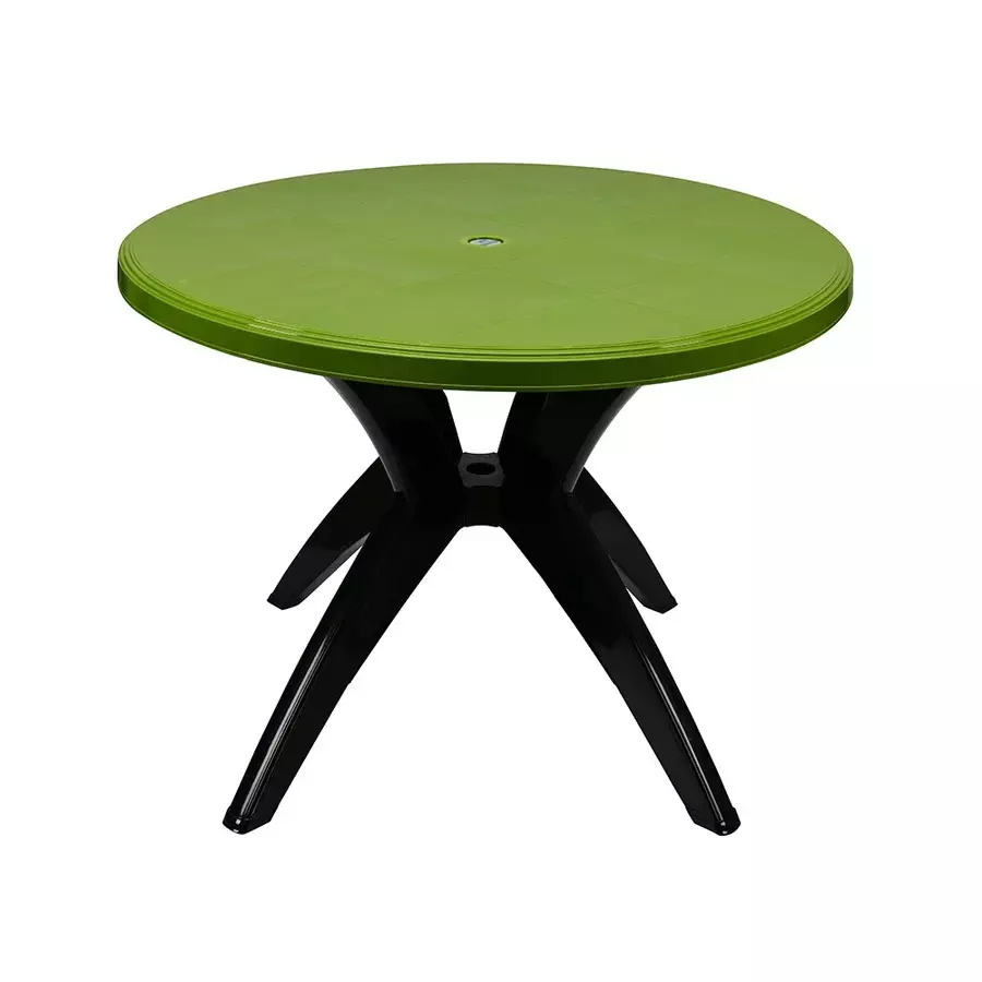 nilkamal-meridian-cross-leg-dining-table-powder-coated-green-black-plastic-100x100x73-cm-for-home-office-use