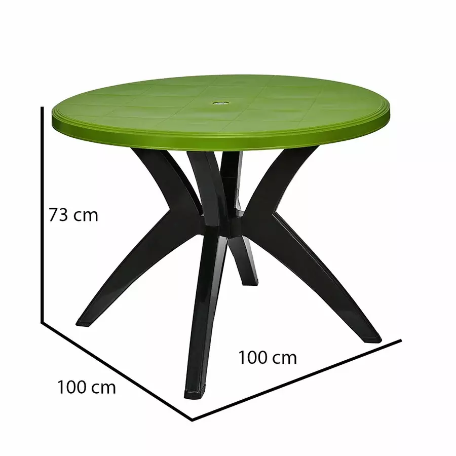 nilkamal-meridian-cross-leg-dining-table-powder-coated-green-black-plastic-100x100x73-cm-for-home-office-use