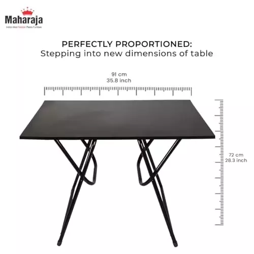 maharaja-premium-taxture-multifunction-folding-table-wooden-with-x-shaped-metal-legs-black