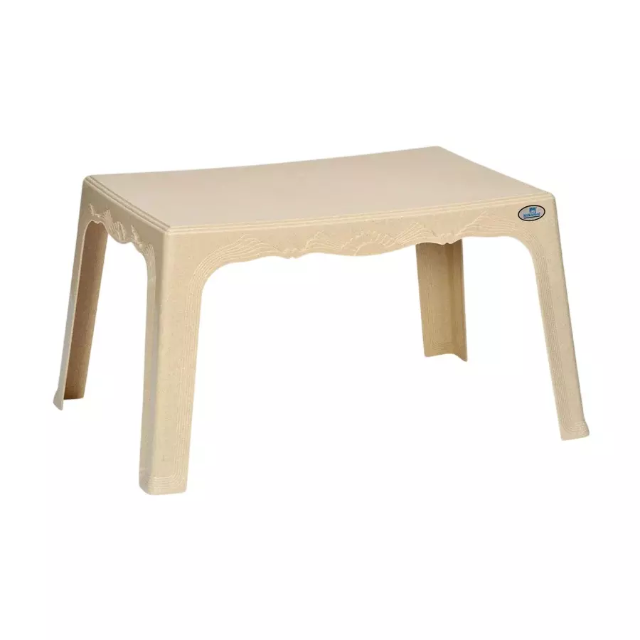 Nilkamal Magnum Plastic Center Table Marble Beige Color