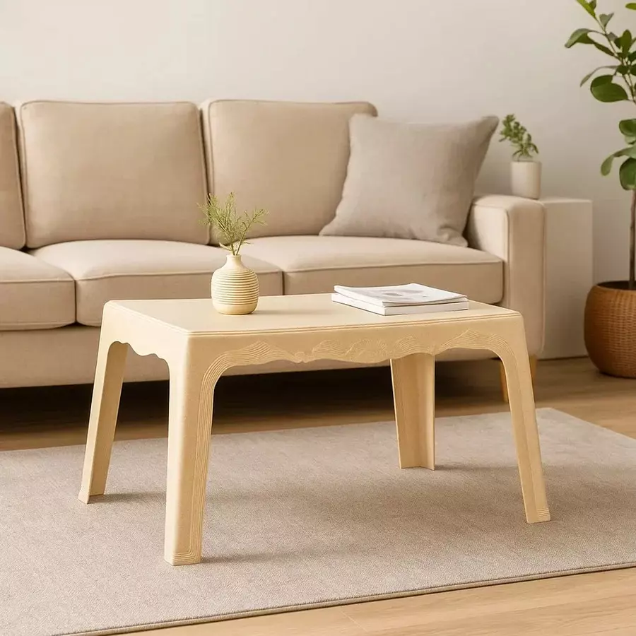 nilkamal-magnum-plastic-center-table-marble-beige-color