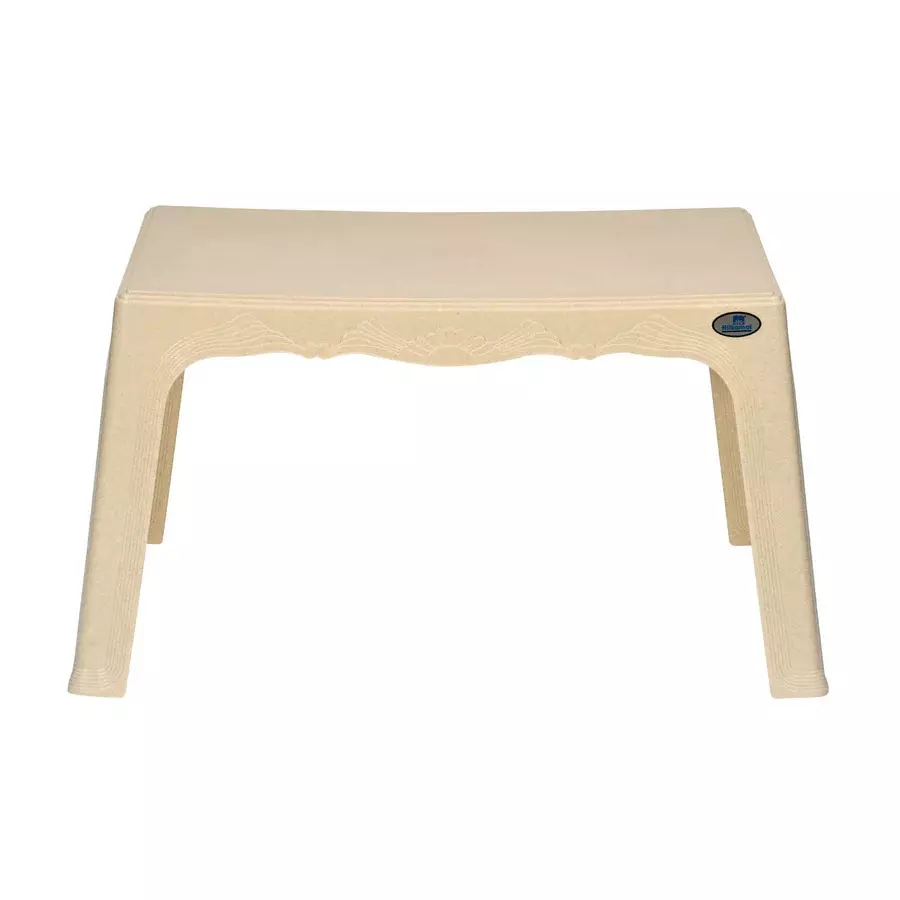 nilkamal-magnum-plastic-center-table-marble-beige-color