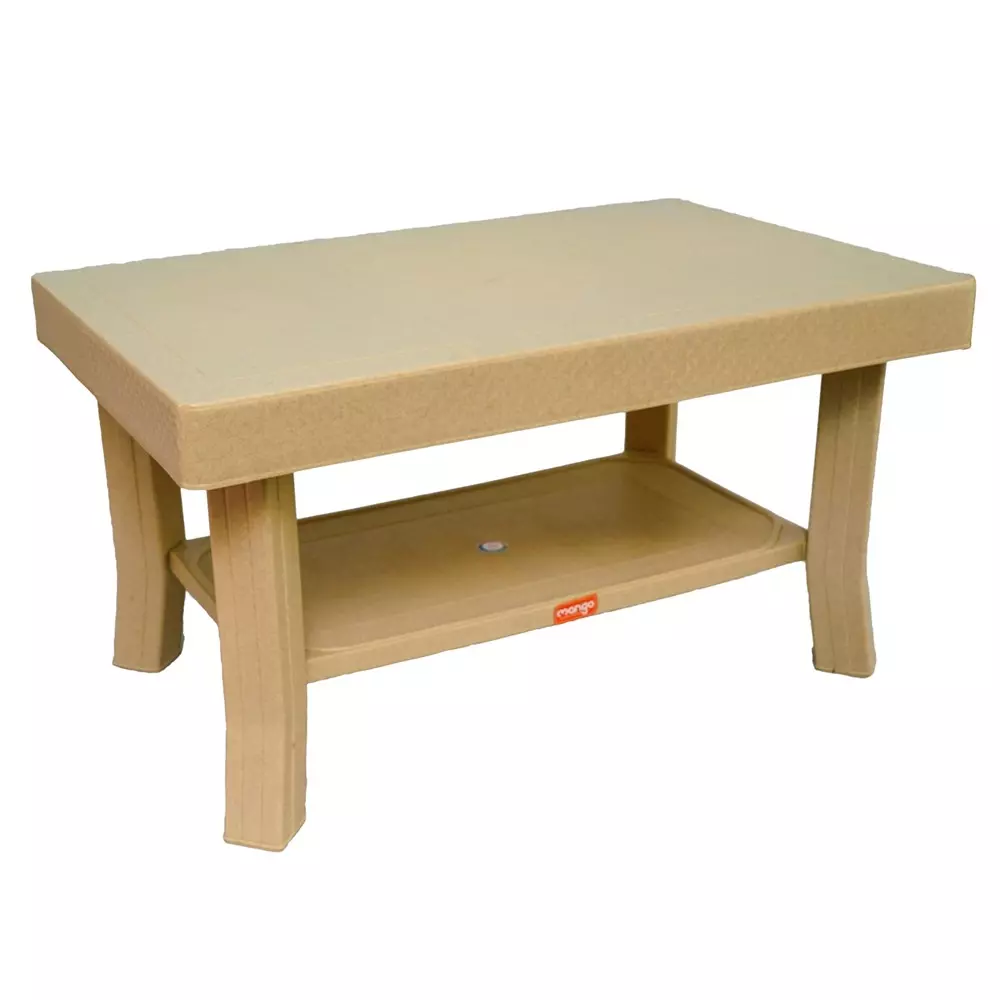 Mango SAPPHIRE Centre Table Polypropylene Plastic 508x812.8x457.2 mm Marble Beige