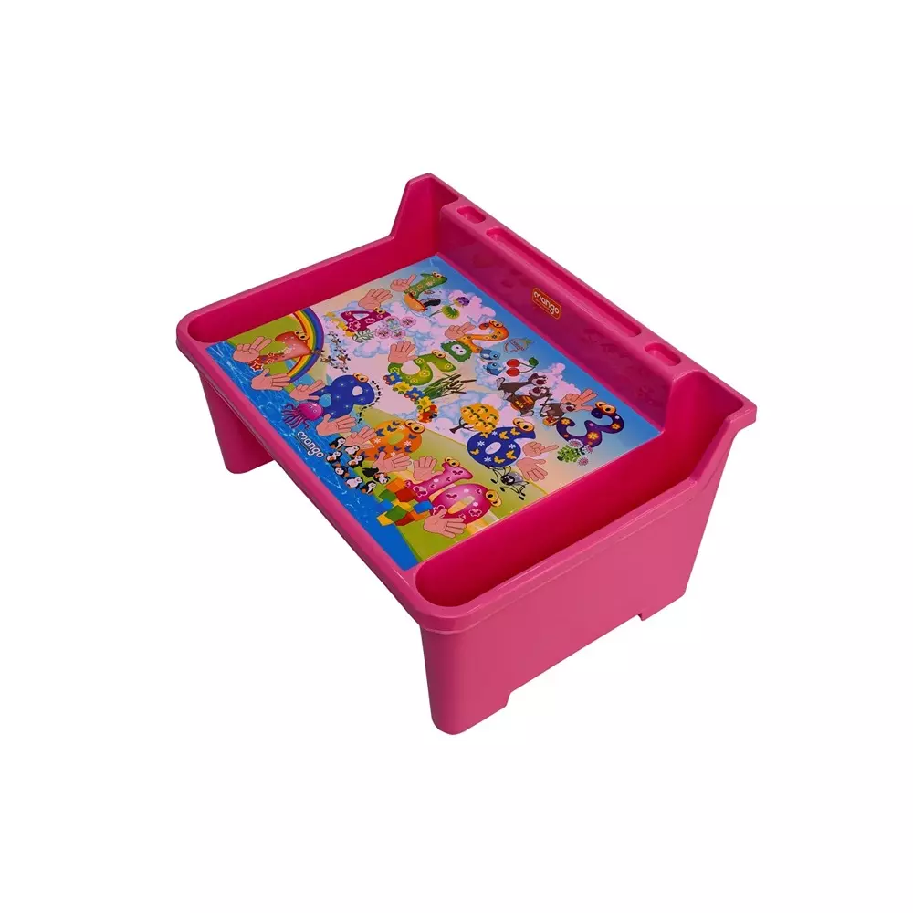 Mango KINDER Centre Table Polypropylene Plastic 967.74x1386.84x711.2 cm Pink Numbers