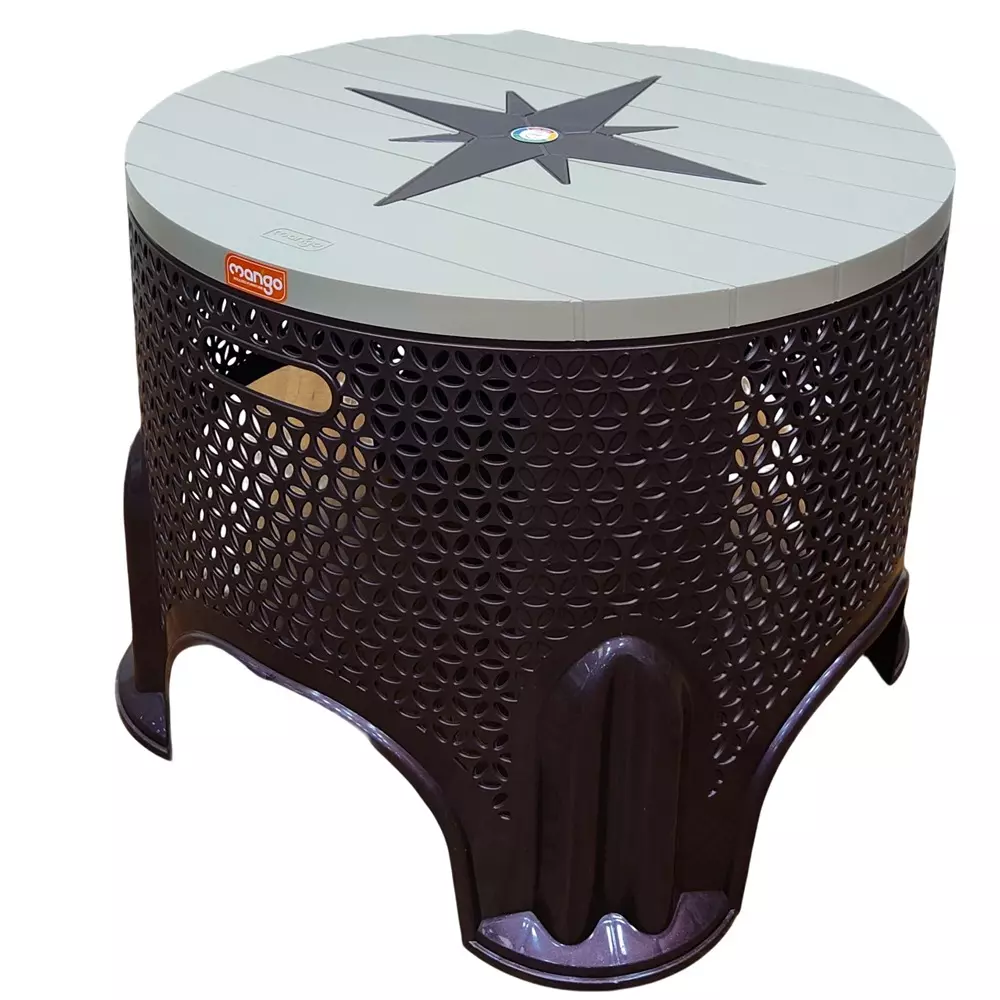 Mango TOKYO Centre Table Polypropylene Plastic 584.2x584.2x482.6 mm Plaza Top - WB