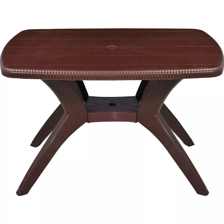 swagath-cross-leg-dining-table-square-shape-114x745x725-cm-saddle-brown-4-seater-for-home-garden-cafeteria-use-max