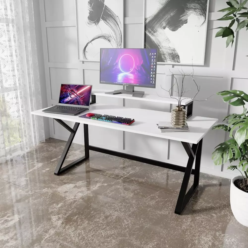 generic-meja-computer-desk-with-monitor-standriser-white-color-metal-frame-and-engineered-wood-top-for-home-office-rlst05wh_n