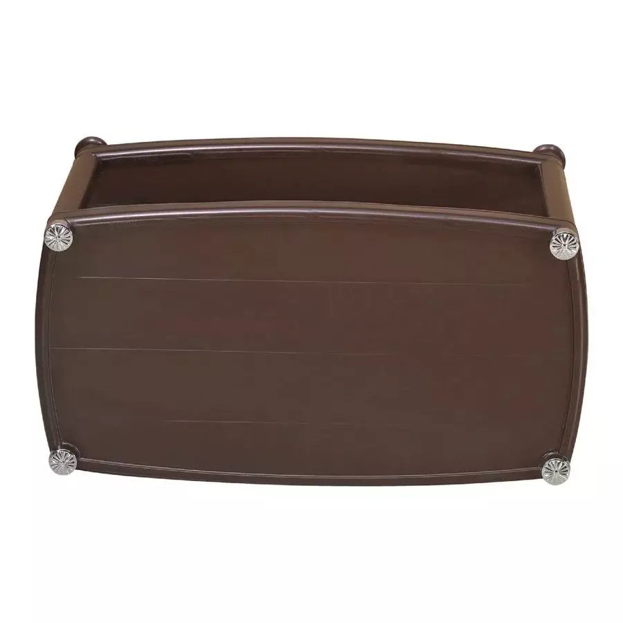 nilkamal-centro-table-05-with-4-gliding-wheels-weather-brown-color