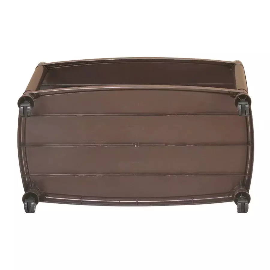 nilkamal-centro-table-05-with-4-gliding-wheels-weather-brown-color