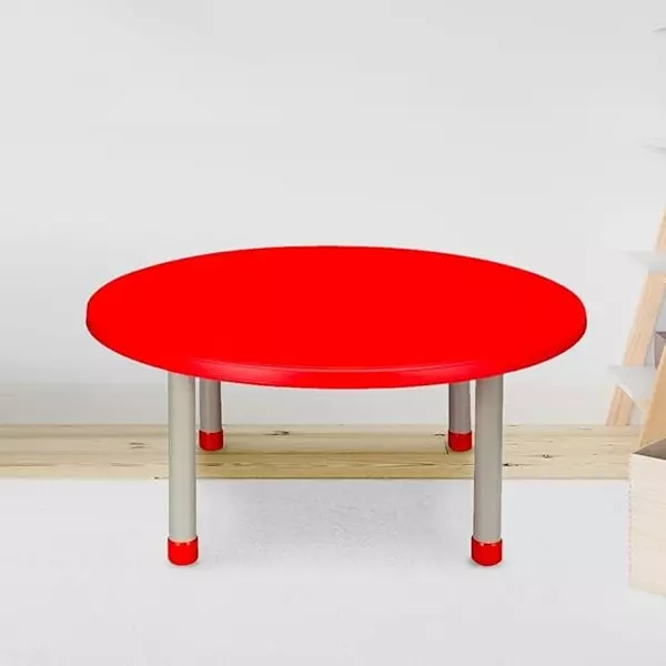 nilkamal-activo-kids-activity-table-round-powder-coated-crate-red-polyethylene-metal-110x110x48-cm-for-home-office-use