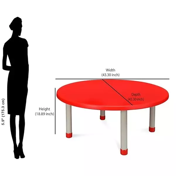 nilkamal-activo-kids-activity-table-round-powder-coated-crate-red-polyethylene-metal-110x110x48-cm-for-home-office-use