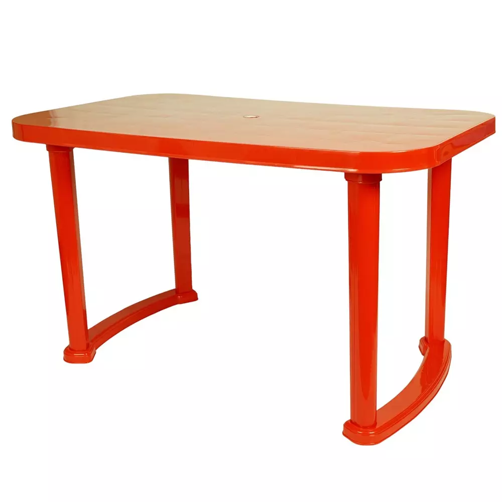 Mango BUFFET Dining Table Polypropylene Plastic 762x1219.2x711.2 mm Mystic Red