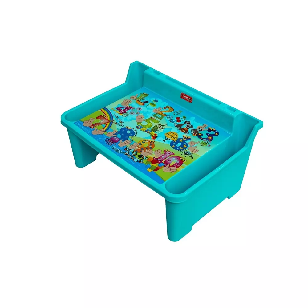 Mango KINDER Centre Table Polypropylene Plastic 967.74x1386.84x711.2 cm Mango Orange Numbers