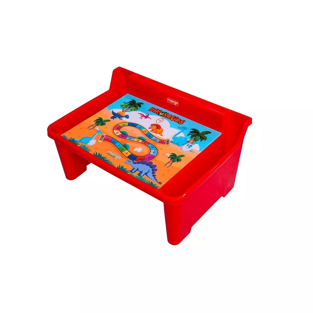 Mango KINDER Centre Table Polypropylene Plastic 967.74x1386.84x711.2 cm Mystic Red Dinosaurs