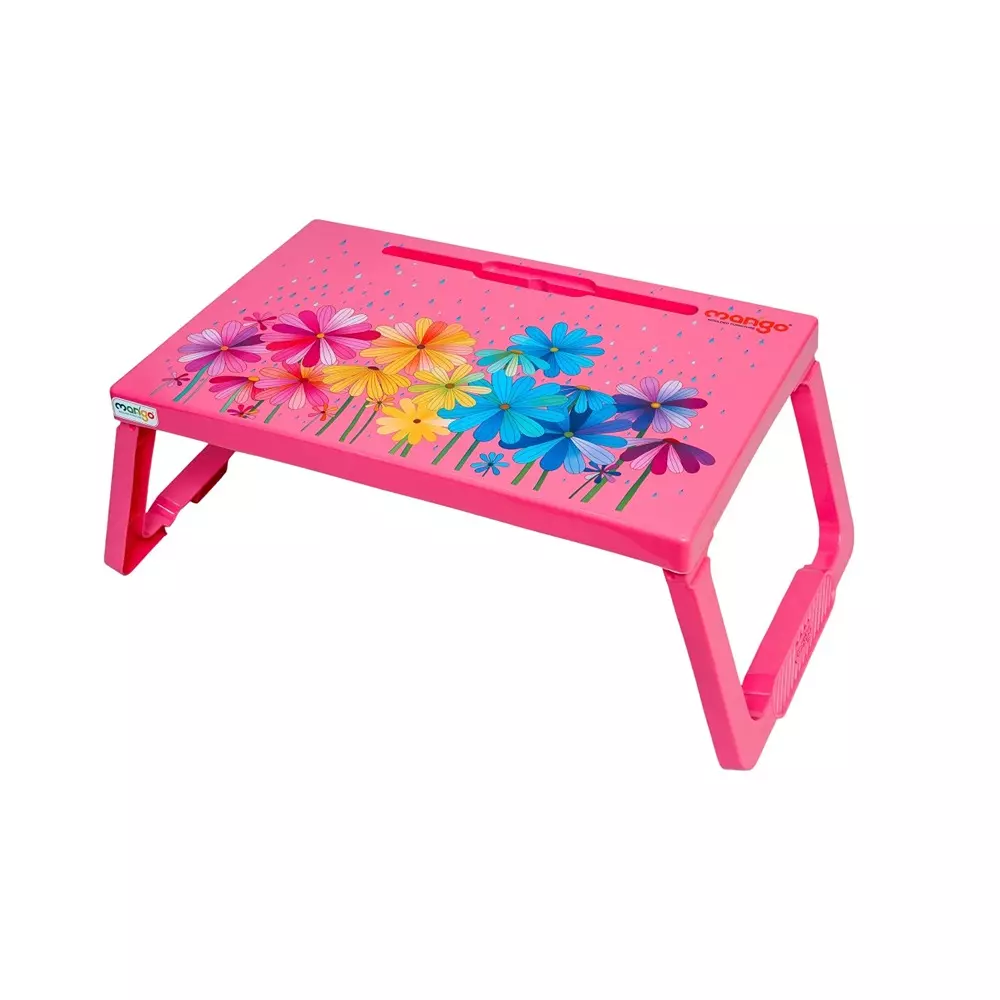 Mango WONDER Centre Table Pink Flower Rectangular for Indoors & Outdoors
