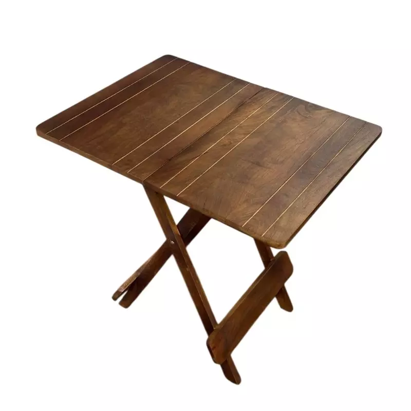 Sacai Homes Wooden Folding Table Mango Wood 18x24 inch Table Top Size 4 Kg, SABRT01