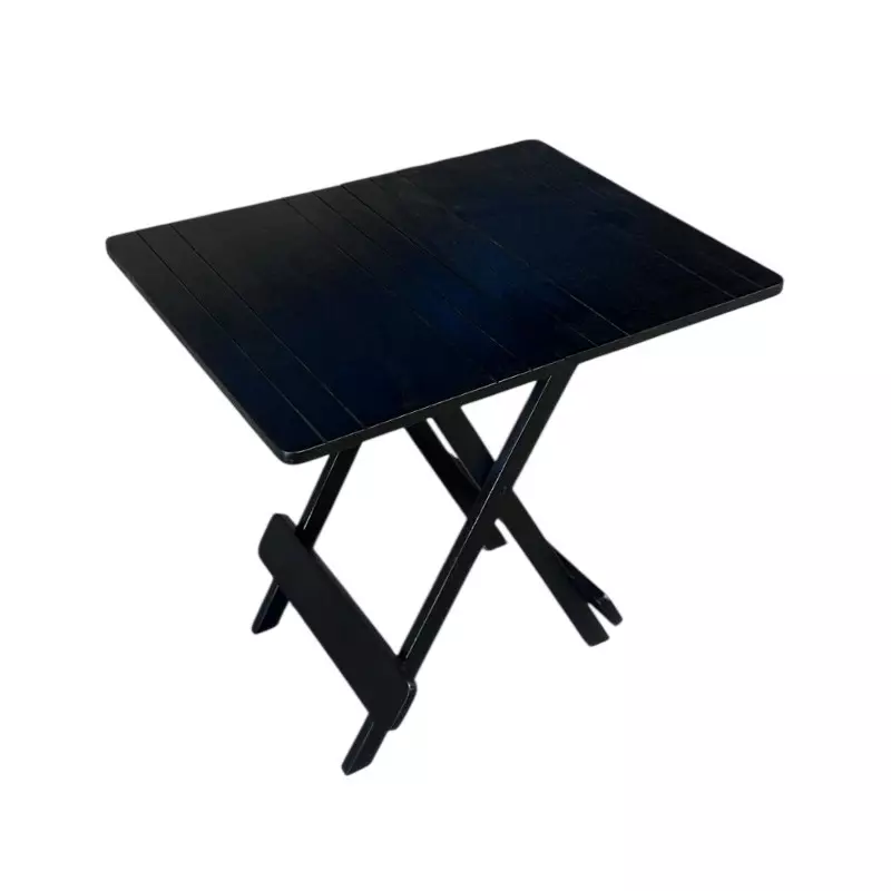 Sacai Homes Wooden Folding Table Black Mango Wood 18x24 inch Table Top Size 4 Kg, SABLT01