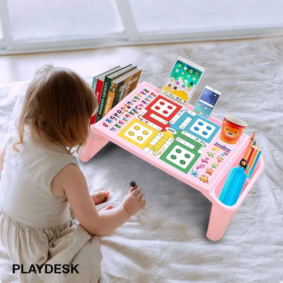 swagath-kids-activity-study-table-rectangle-shape-31x58x22-cm-plastic-pink-for-home-school-use-playdesk