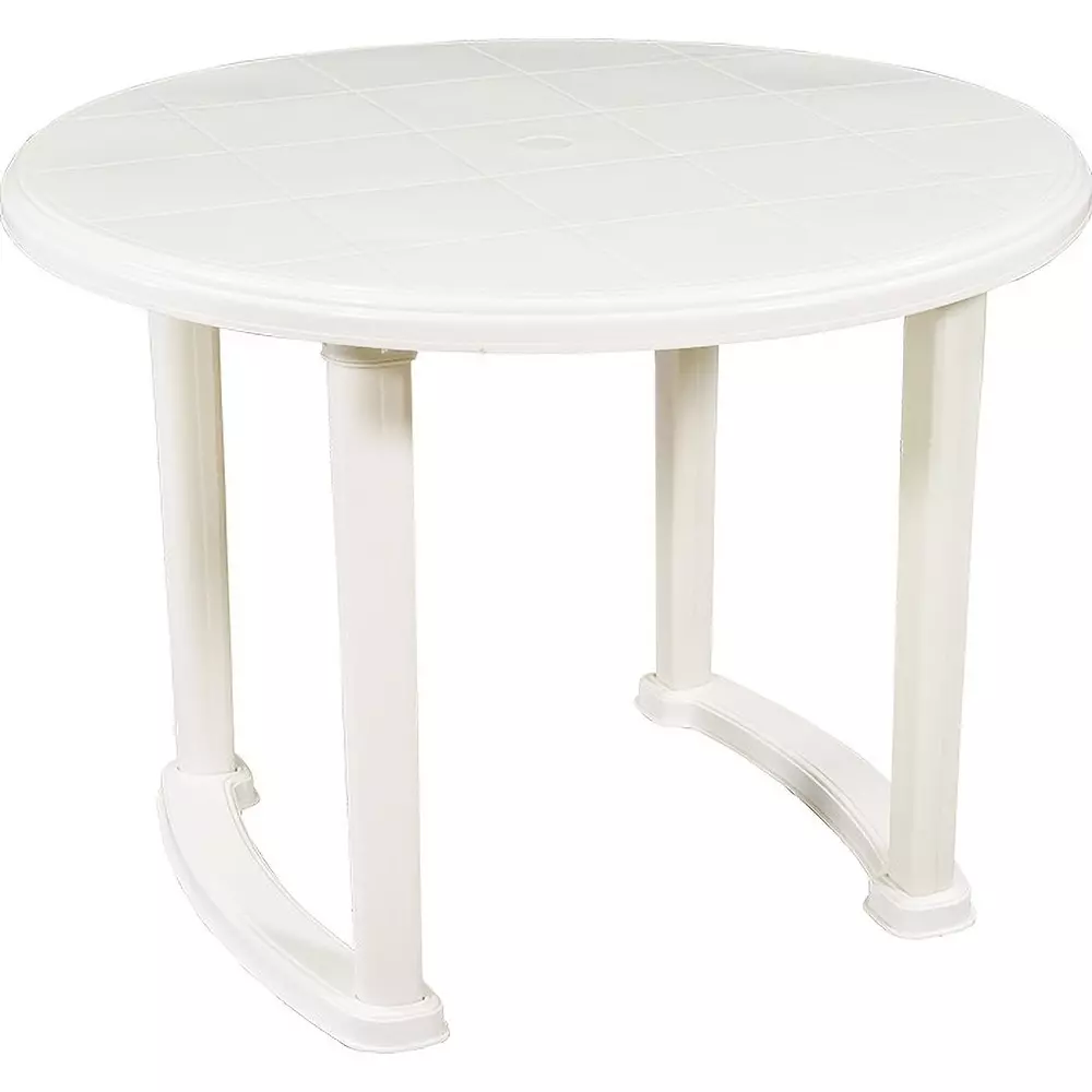 swagath-4-seater-plastic-dining-table-white-color-flair